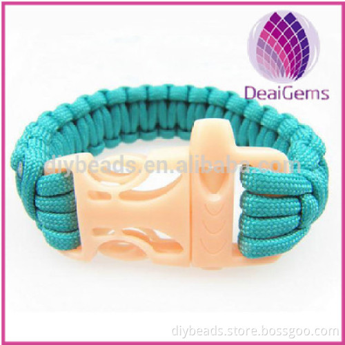 New arrival outdoor survival 7 strands 550 paracord bracelet with whistle